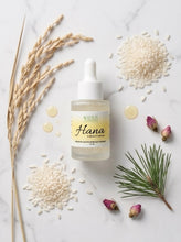 Load image into Gallery viewer, HANA—SERUM W/KOREAN RICE/ HYALURONIC ACID/ ALOE/ BRIGHTENS. EVENS SKIN TONE
